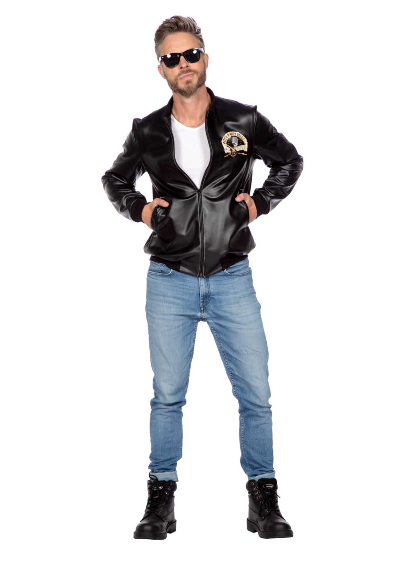 Feestkleding Breda Jack Rock en Roll leather look