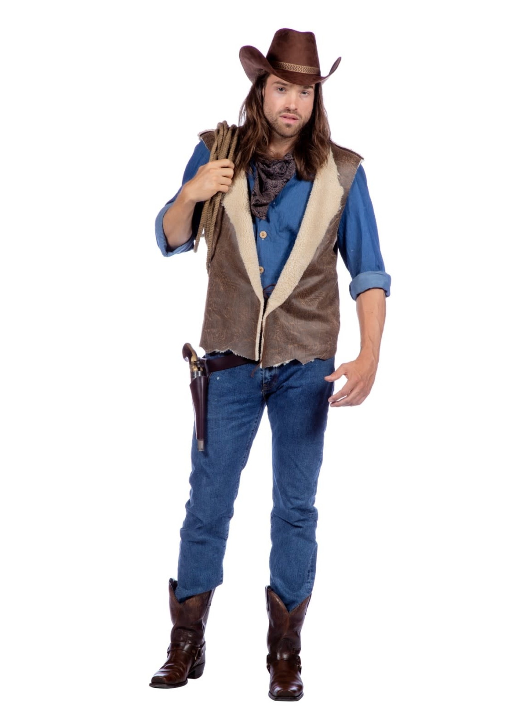 Feestkleding Breda Western vest Manco