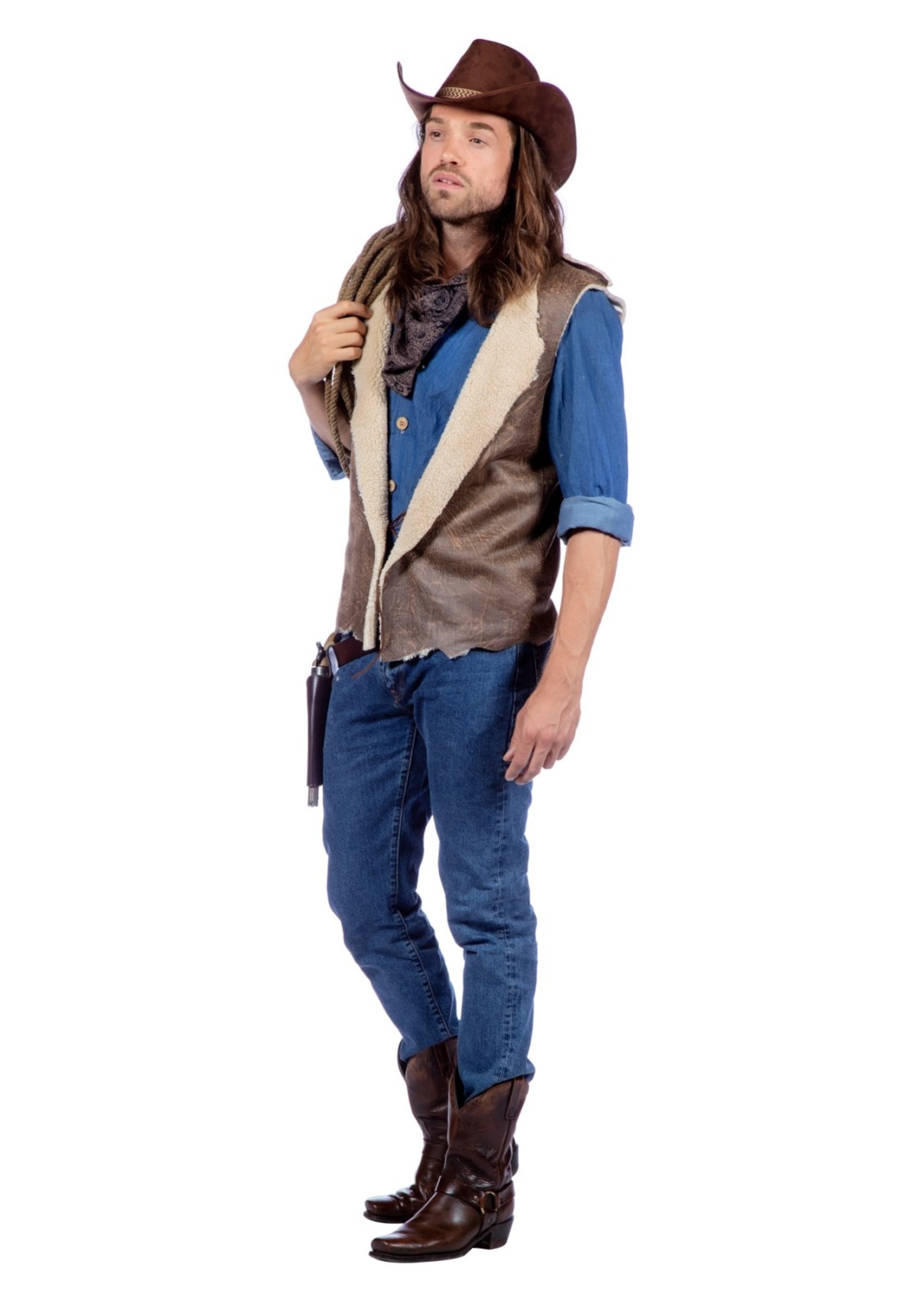 Feestkleding Breda Western vest Manco