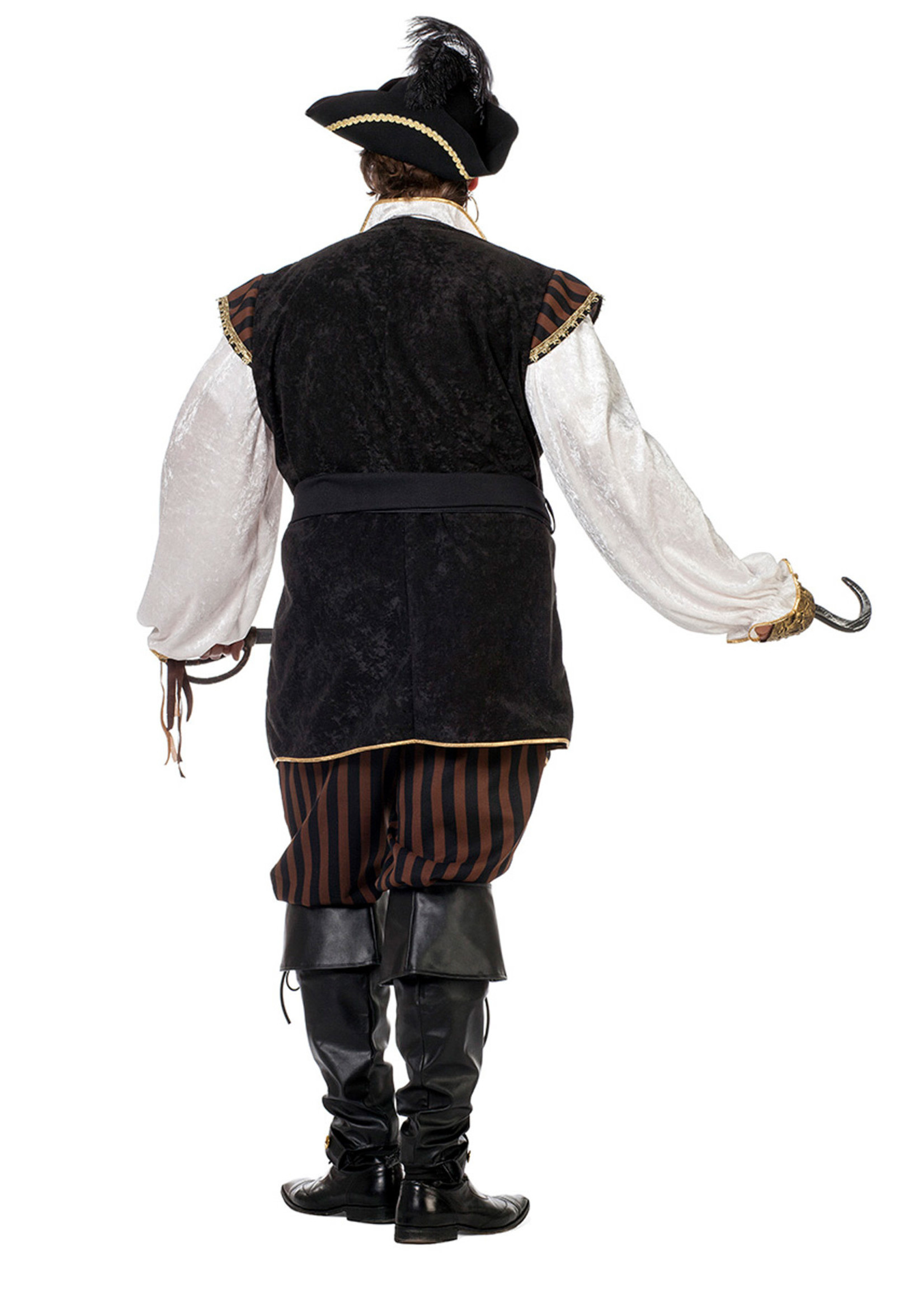Feestkleding Breda Kostuum piraat bruin heren