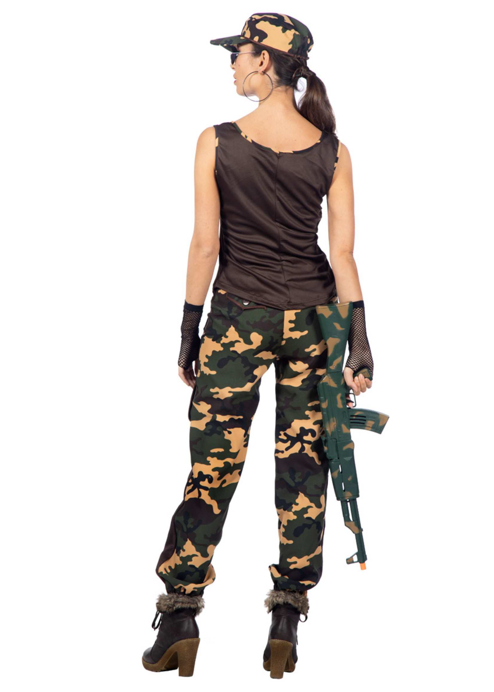 Feestkleding Breda Kostuum Camo Girl