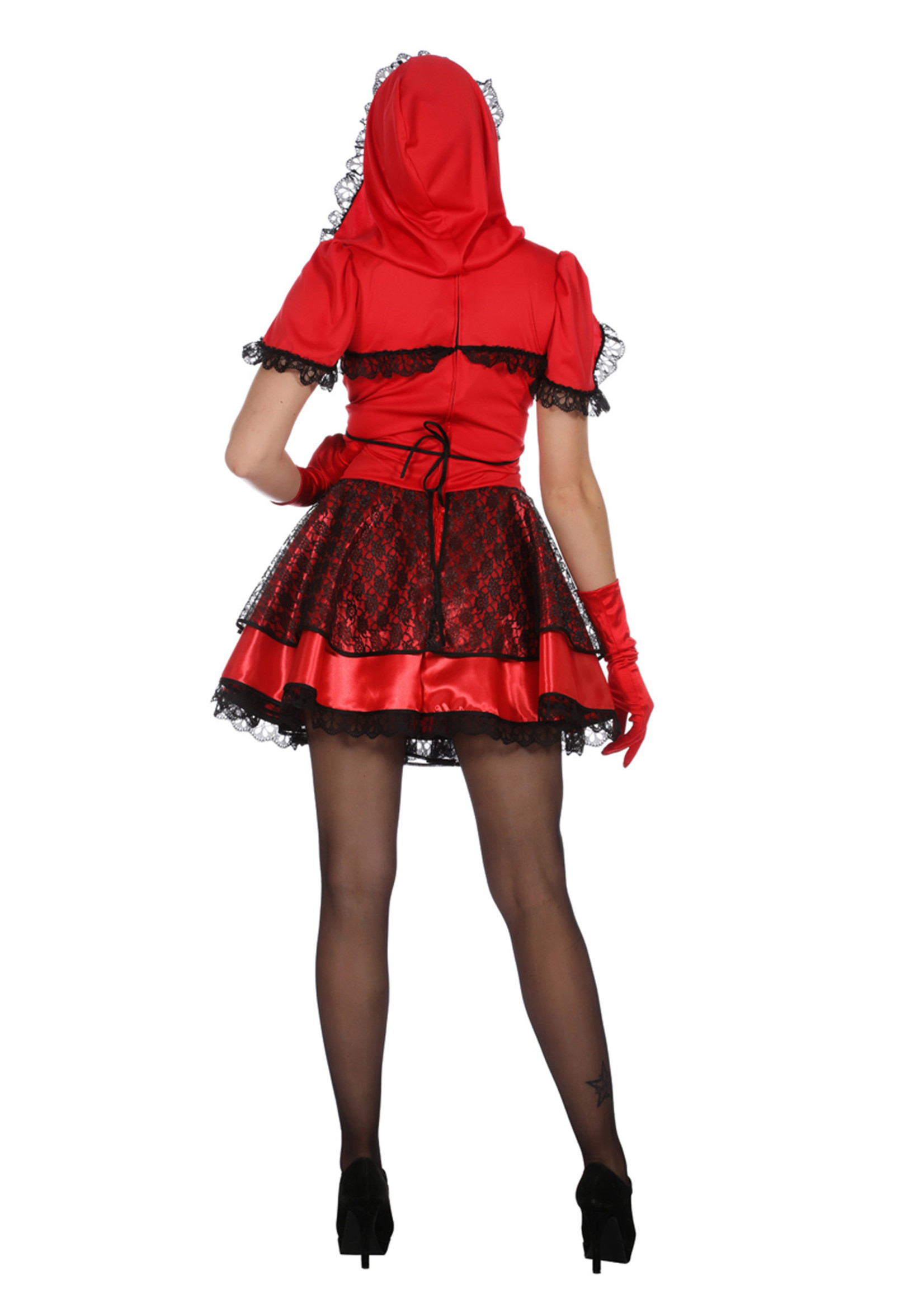 Wilbers & Wilbers Rood jurkje met capuchon
