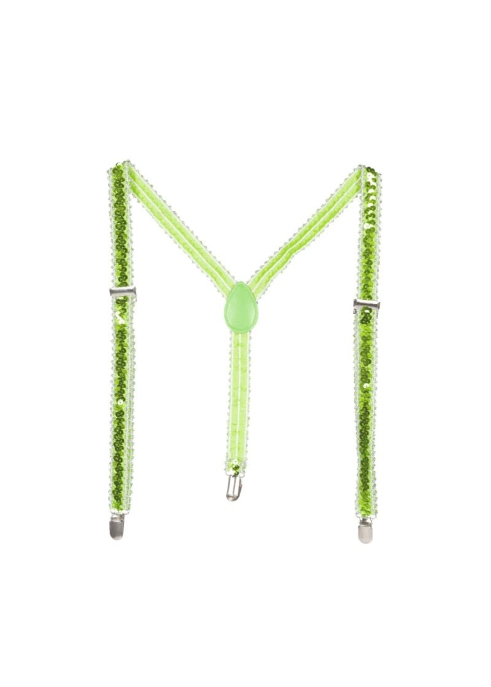 Wilbers & Wilbers Bretels pailletten groen