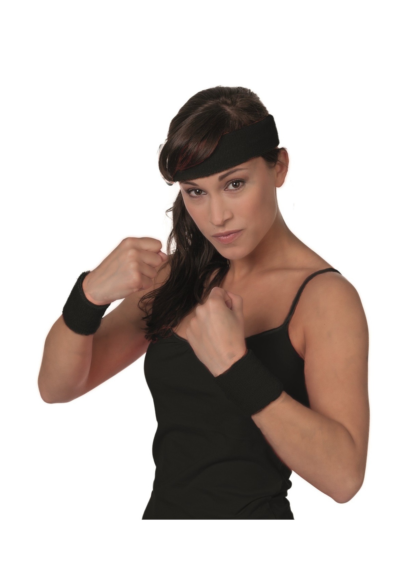 Wilbers & Wilbers Zweetbandjes set van 3 zwart