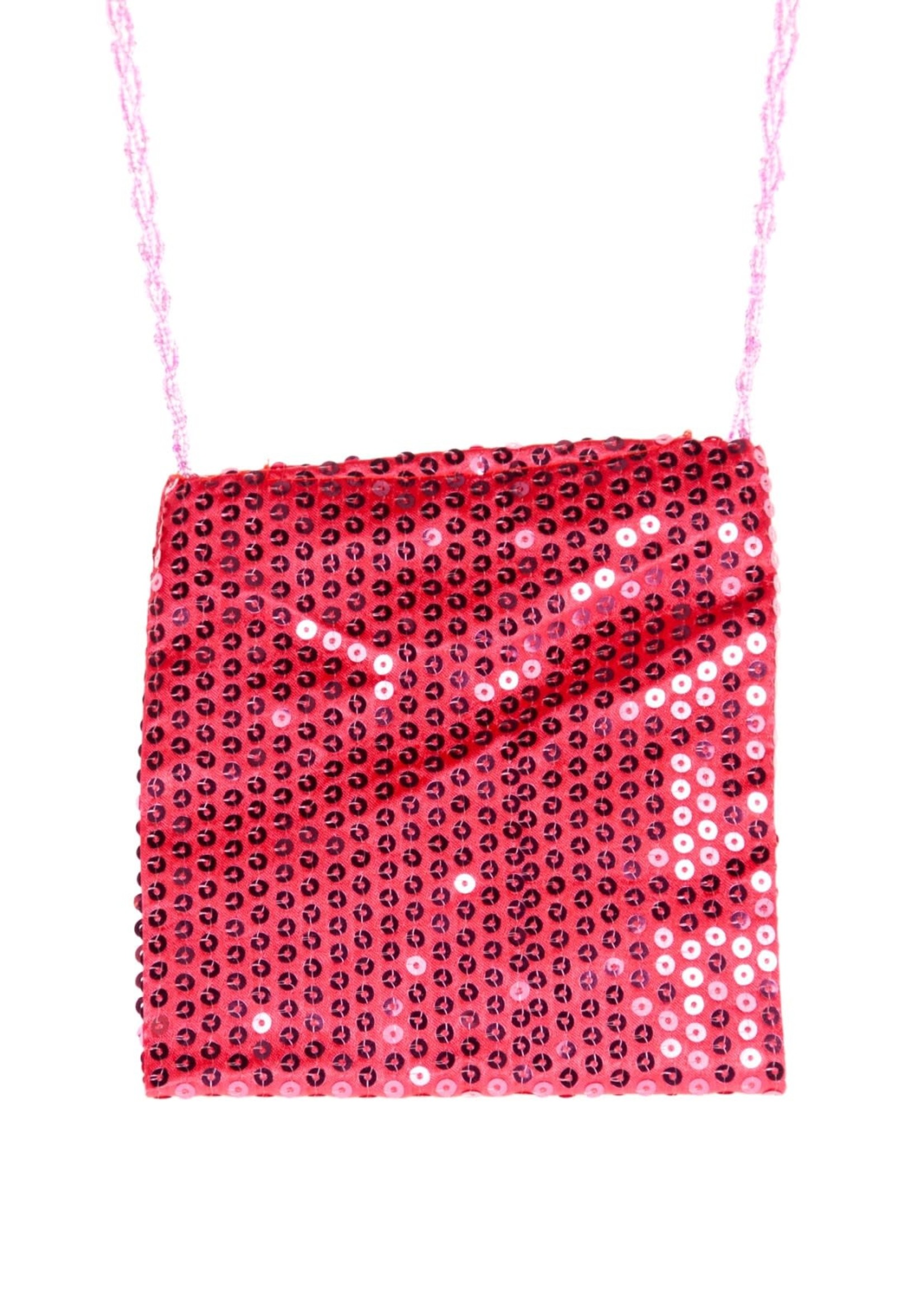 Wilbers & Wilbers Handtas pailletten roze