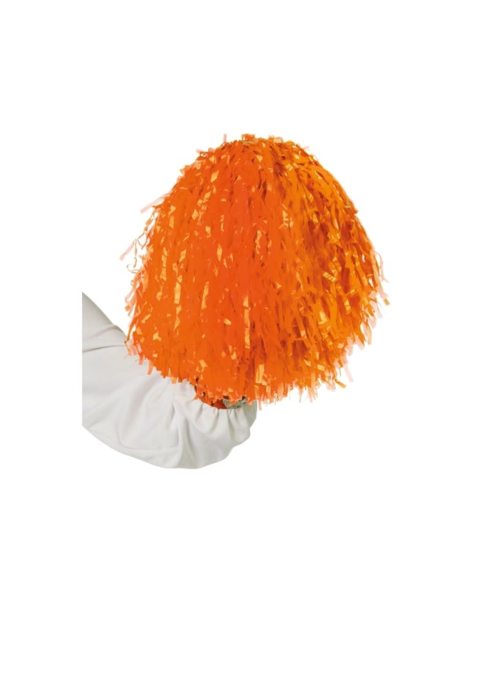 Feestkleding Breda Cheerleader Oranje pompom