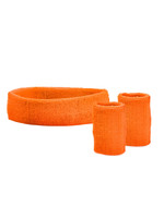 Wilbers & Wilbers Zweetbandjes set van 3 oranje