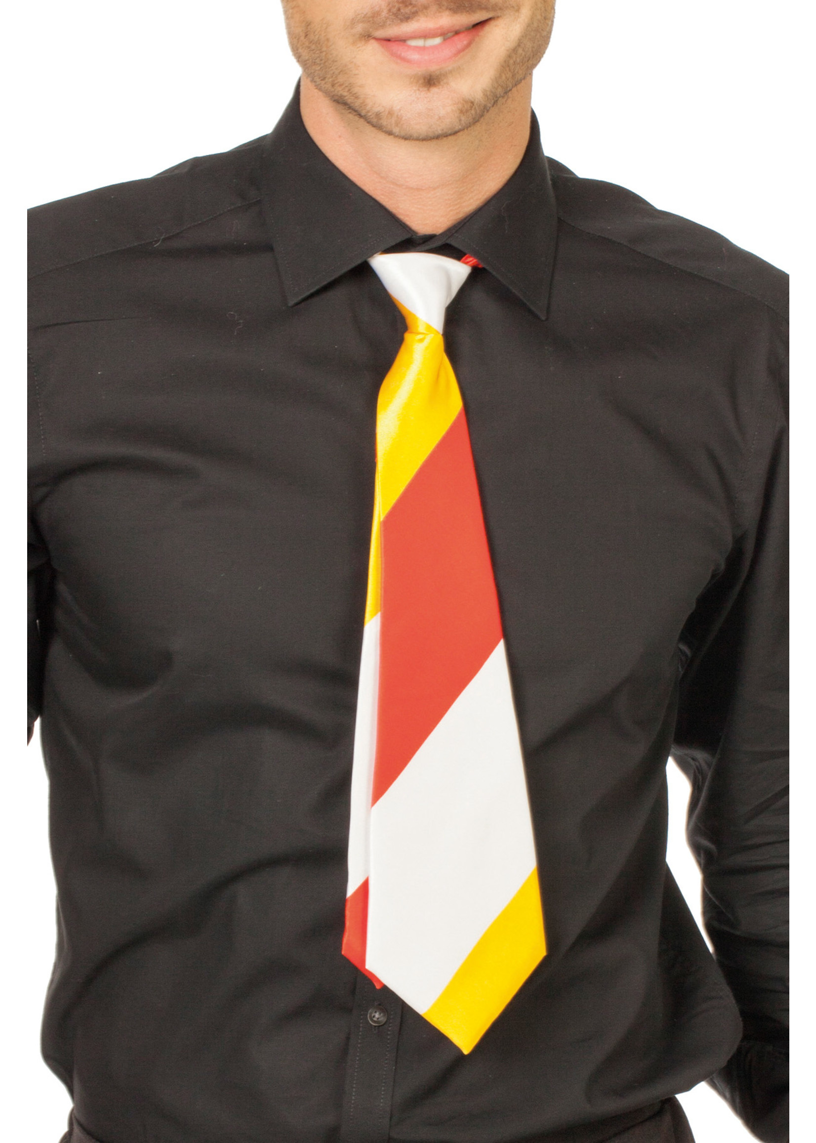 Wilbers & Wilbers Stropdas rood-wit-geel