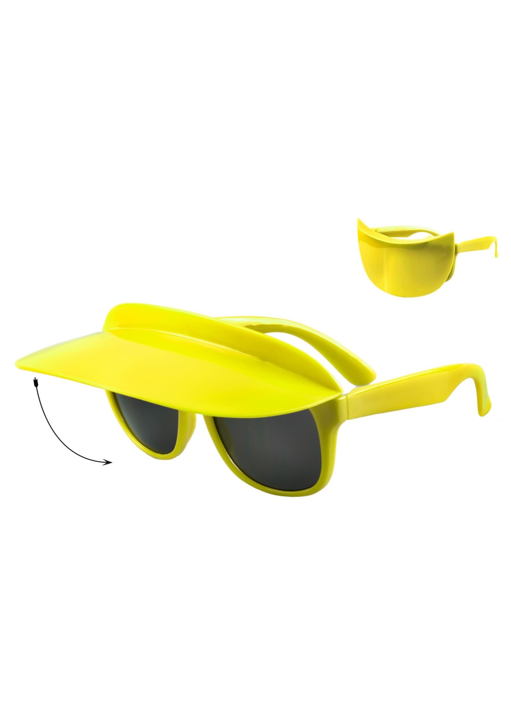 Wilbers & Wilbers Bril met zonneklep neon-geel