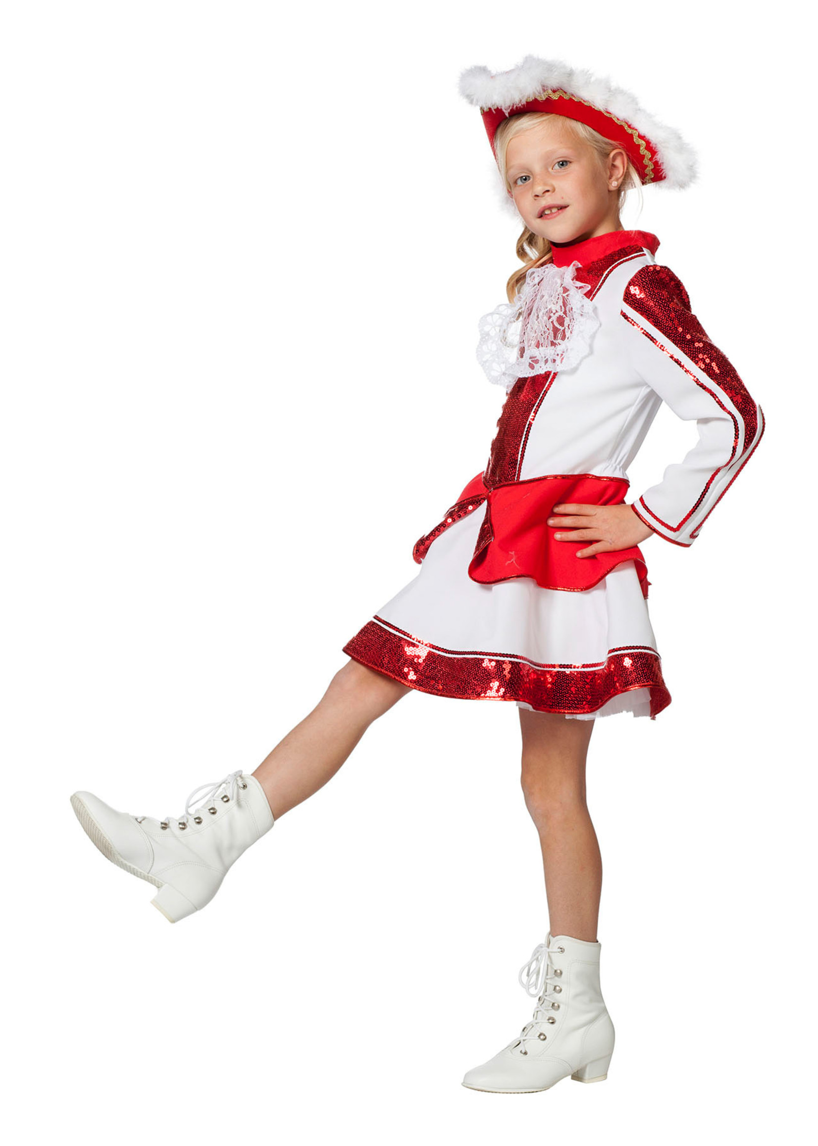 Feestkleding Breda Dansmarieke rood kind