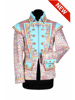 Feestkleding Breda Jas dame ''Colour instinct'', Goud