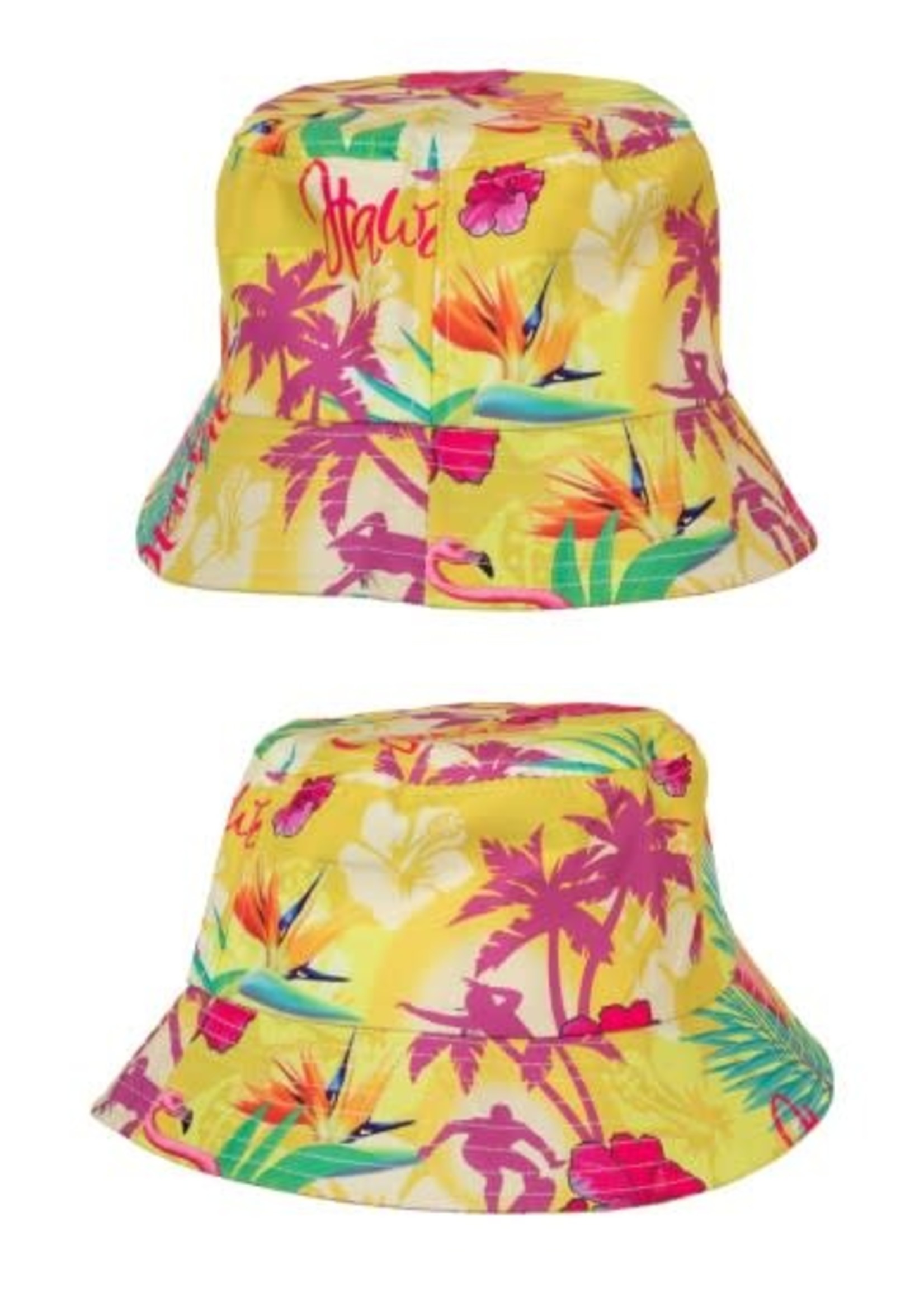 Feestkleding Breda Hoed Hawaii print