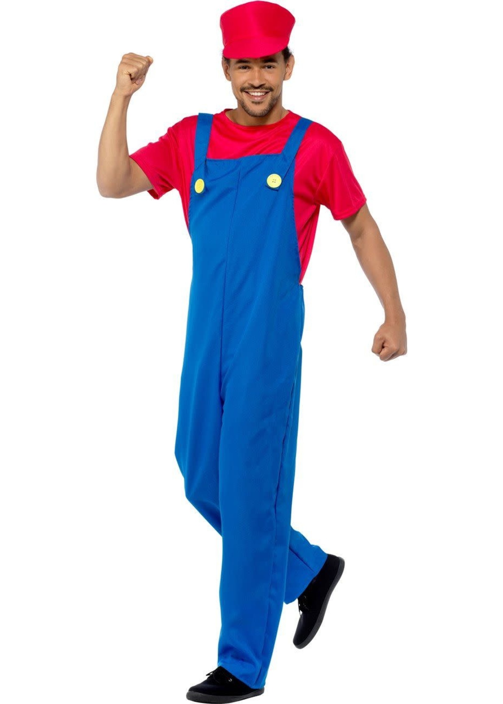 Feestkleding Breda Kostuum Mario rood