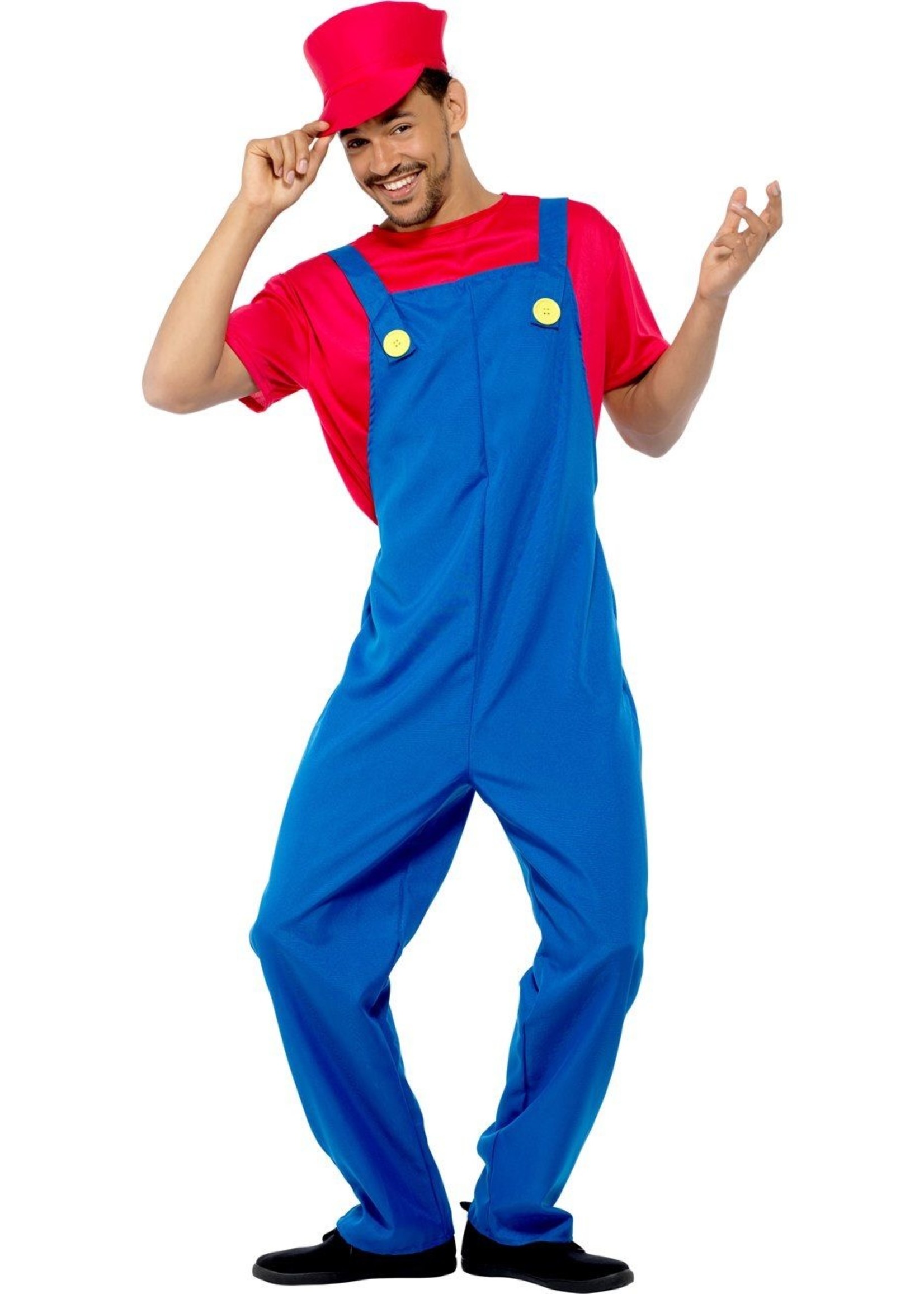 Feestkleding Breda Kostuum Mario rood