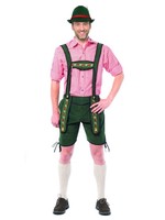 Feestkleding Breda Tiroler broek Johann groen kort