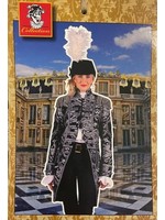 Thetru Jas dame Nelson brocaat, zwart-zilver