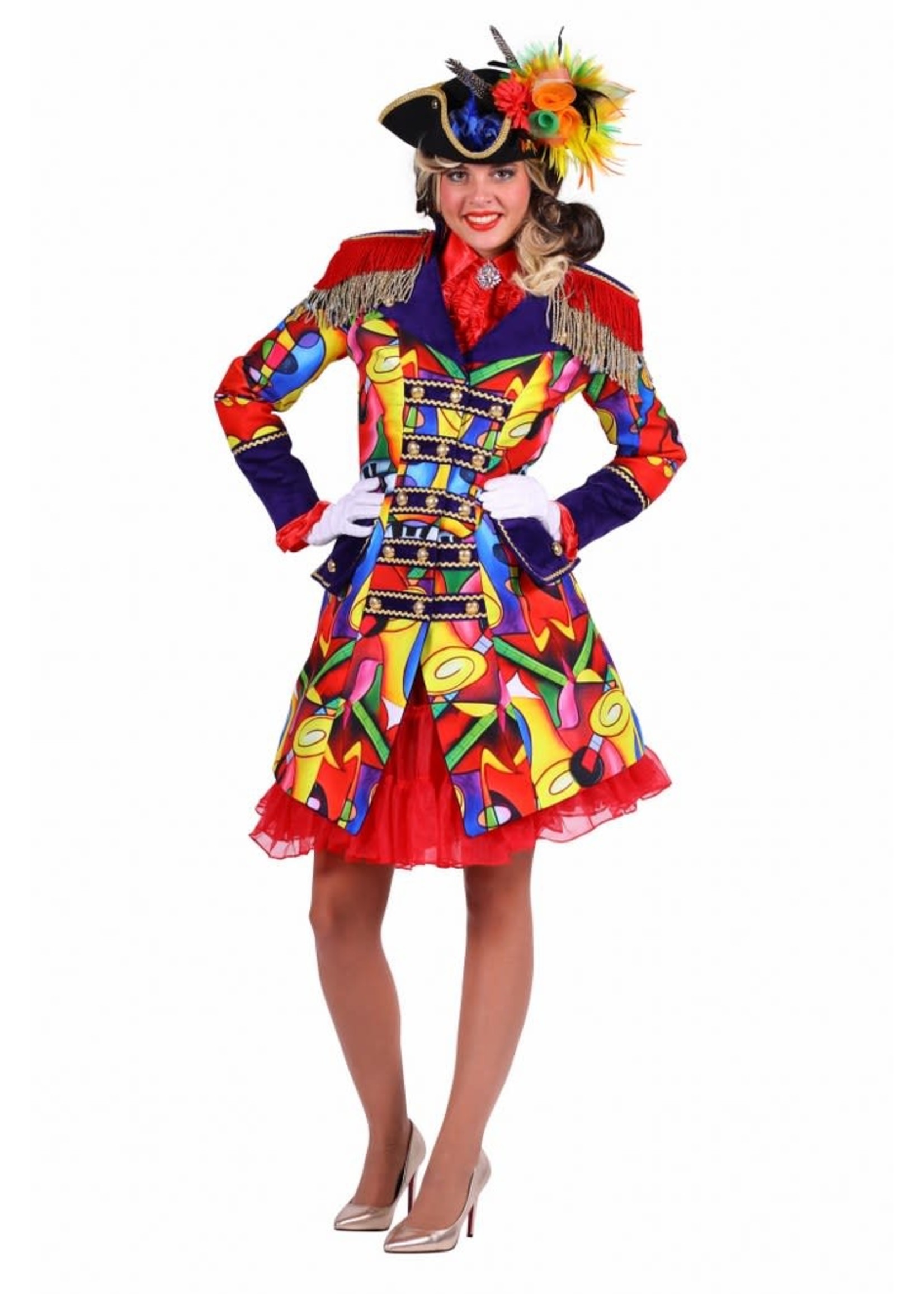 Thetru Print  jas dame " Celebration " muziek