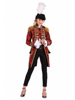 Thetru Jas dame ''Nelson brocaat'', Rood-Zwart