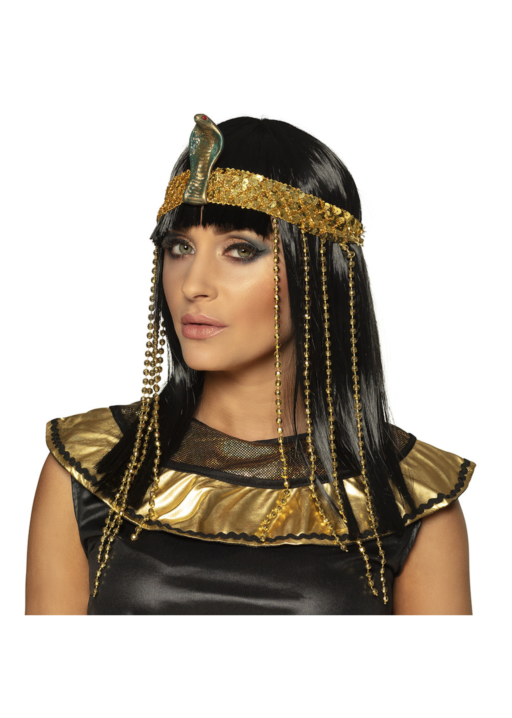 Feestkleding Breda Pruik Cleopatra