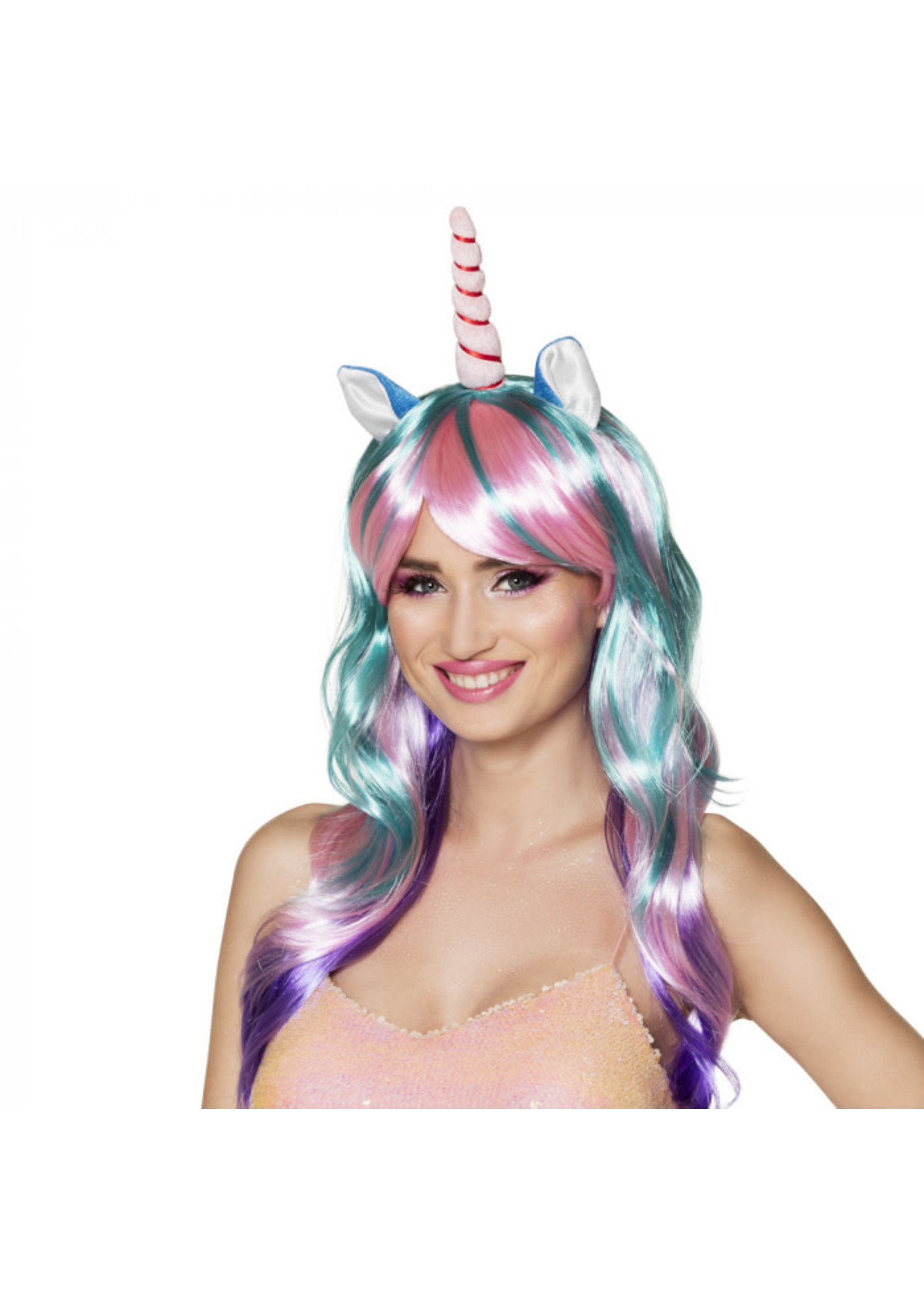 Feestkleding Breda Pruik Eenhoorn Daydream