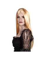 Feestkleding Breda Pruik blond land