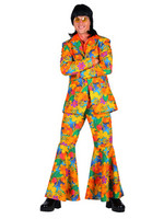 Feestkleding Breda Hippie kostuum "Broadwayne" oranje