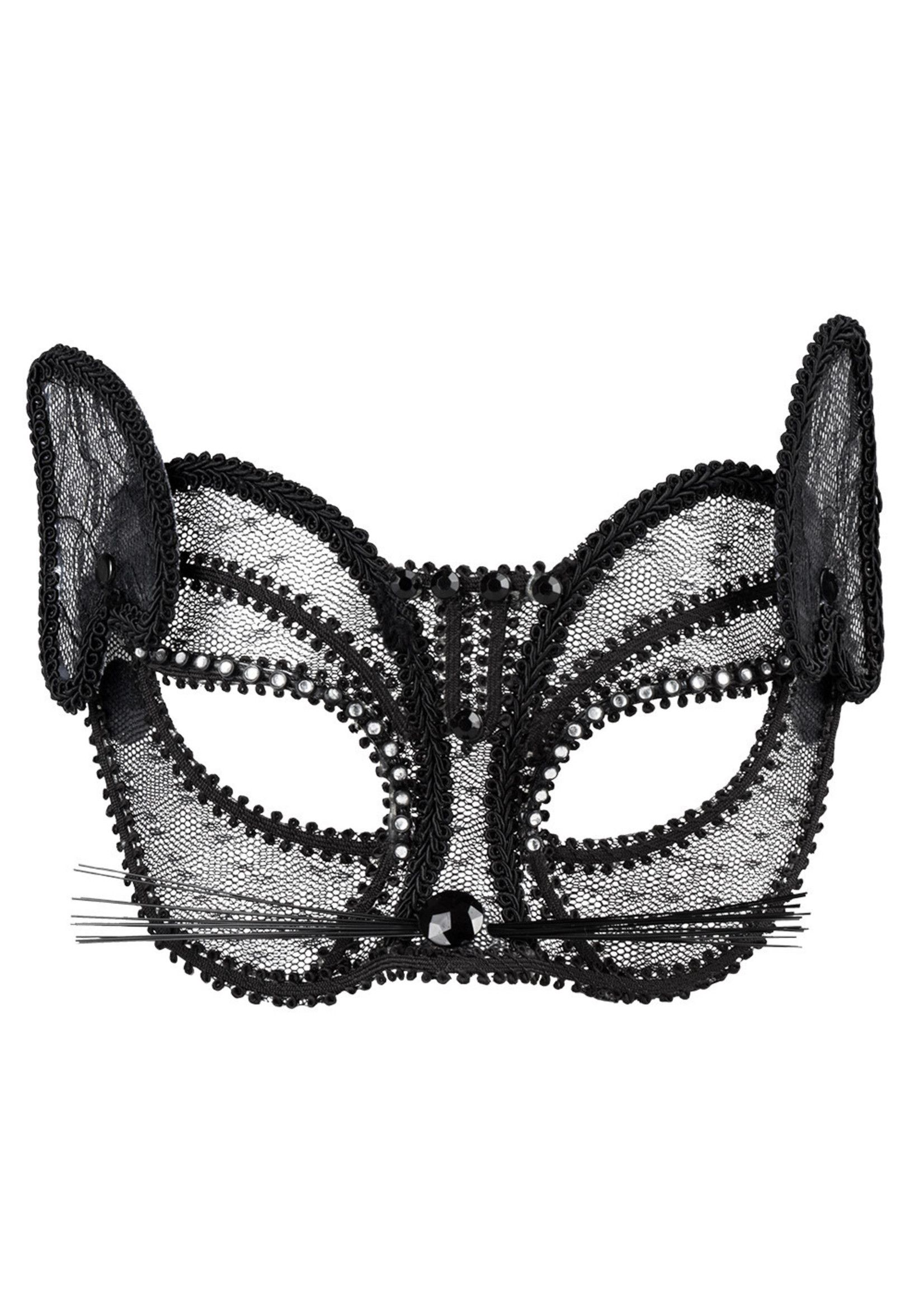 Feestkleding Breda Oogmasker kat de luxe