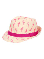 Feestkleding Breda Hoed Flamingo