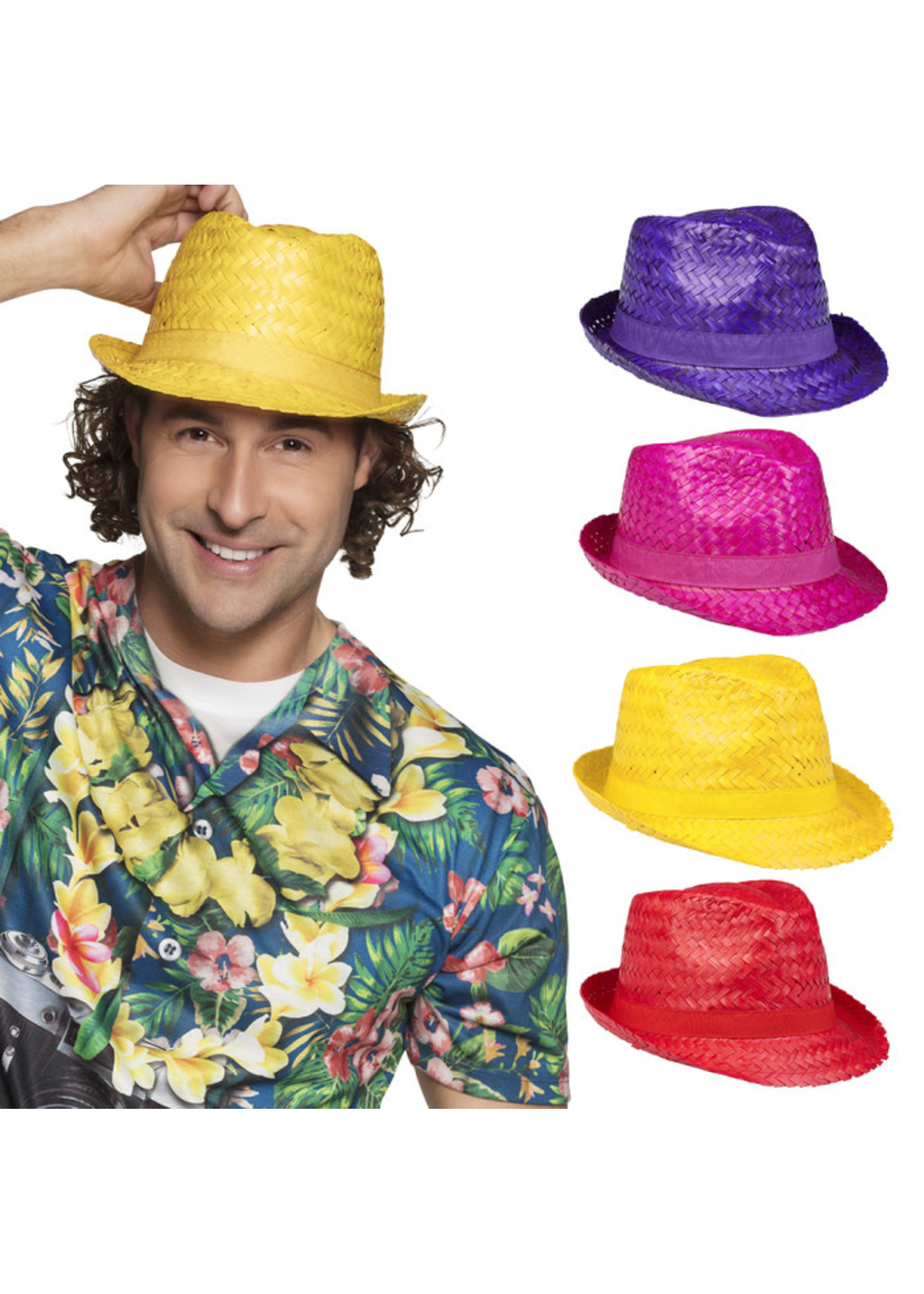 Feestkleding Breda Strohoed Aruba assortie