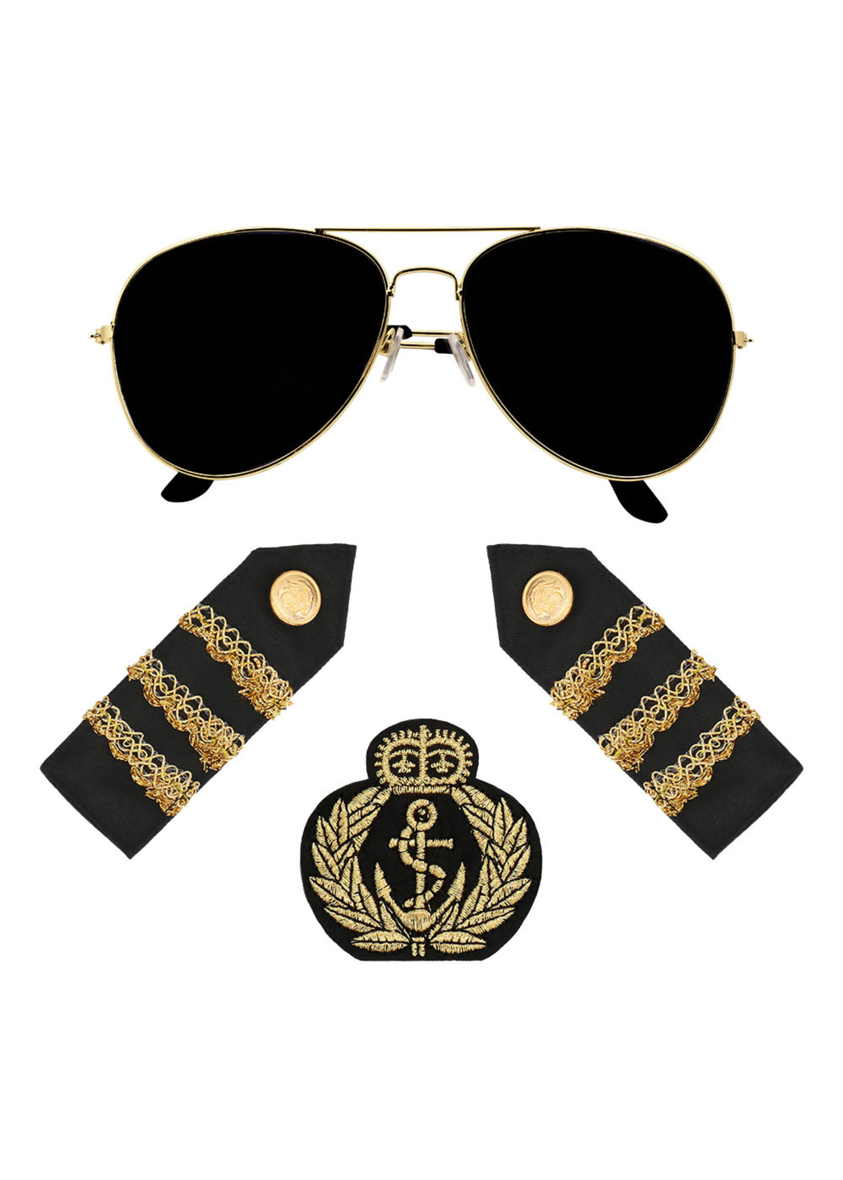 Feestkleding Breda Kapitein set