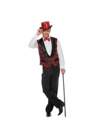 Wilbers & Wilbers Gilet pailletten rood