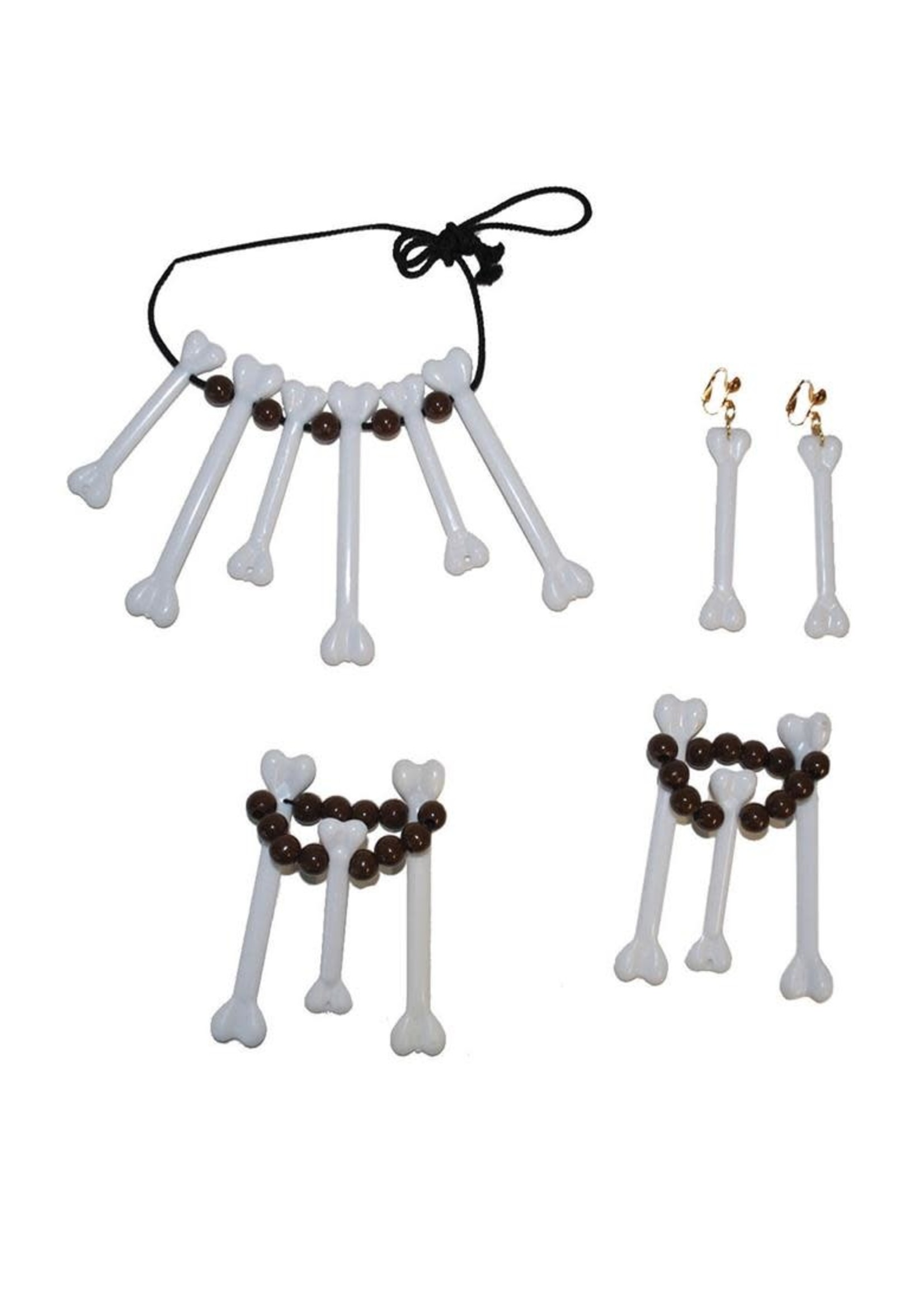 Feestkleding Breda Set botjes kannibaal 5 delig