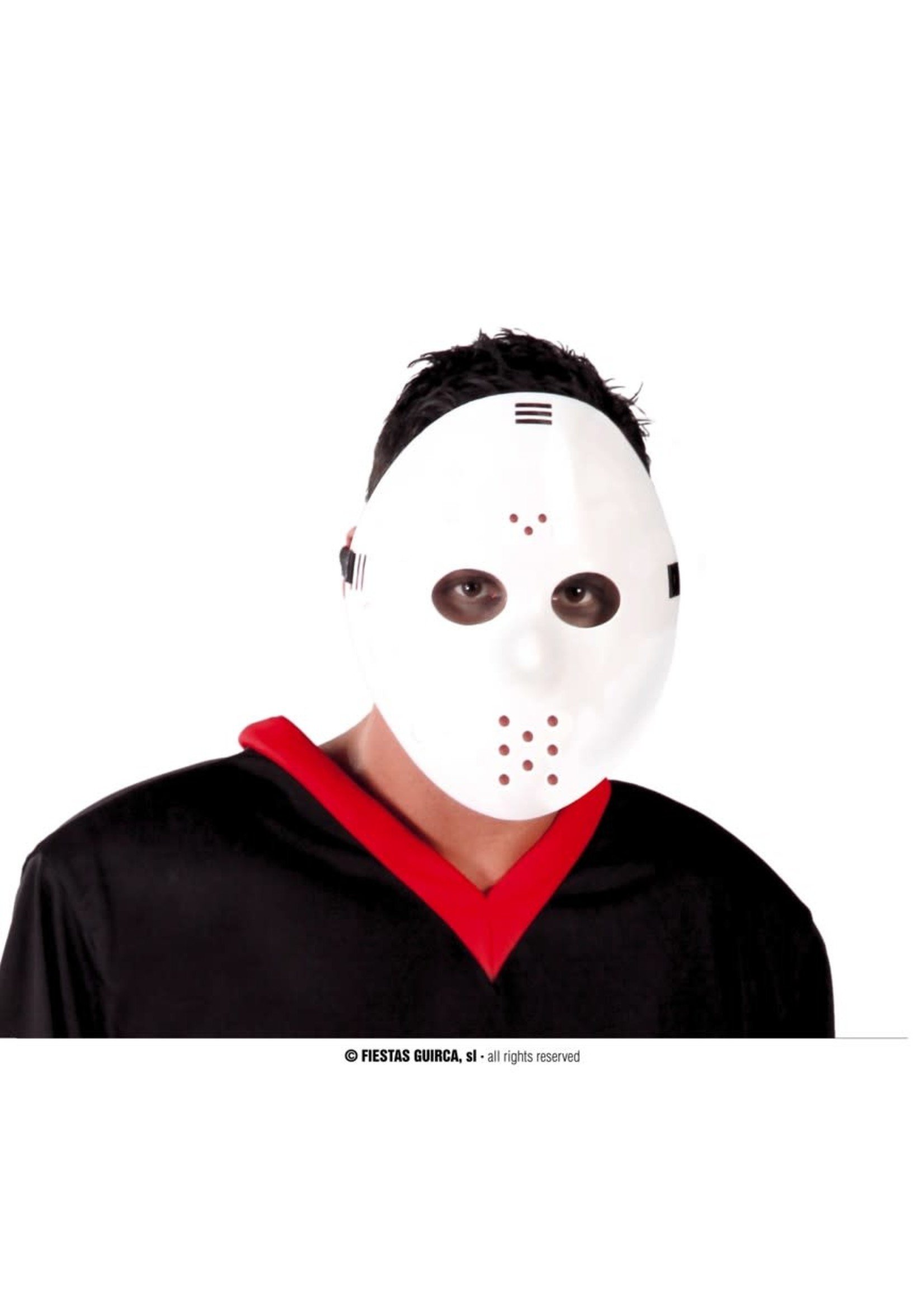 Feestkleding Breda Witte hockey masker