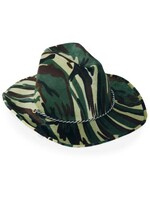 Feestkleding Breda Hoed camoflage