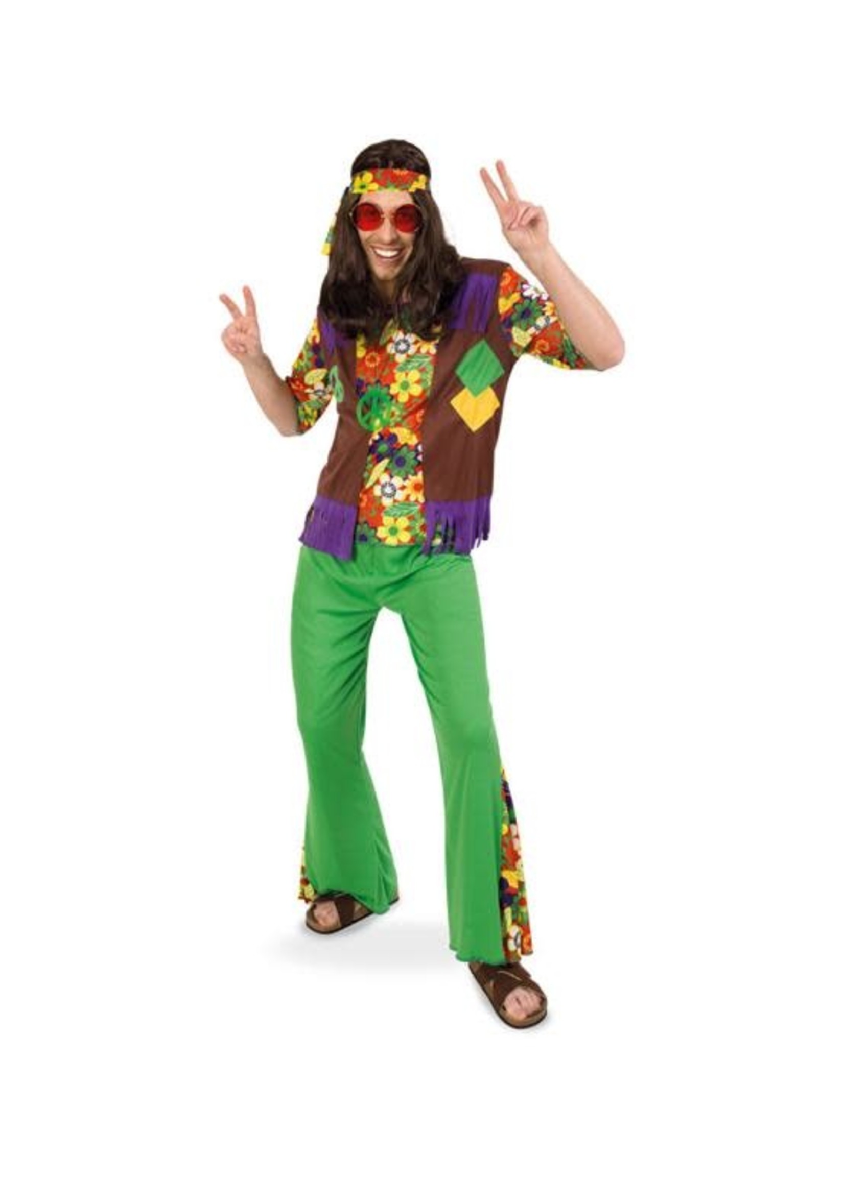 Feestkleding Breda Hippie 2 delig + hoofdband