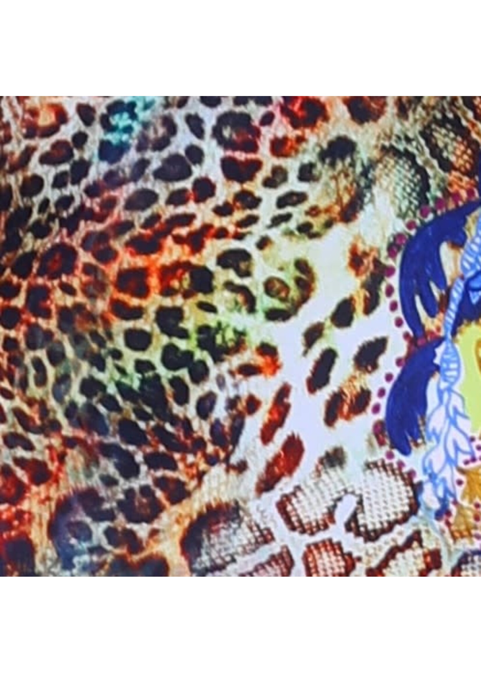 Feestkleding Breda Jas print dame " Spectacular " jungle look