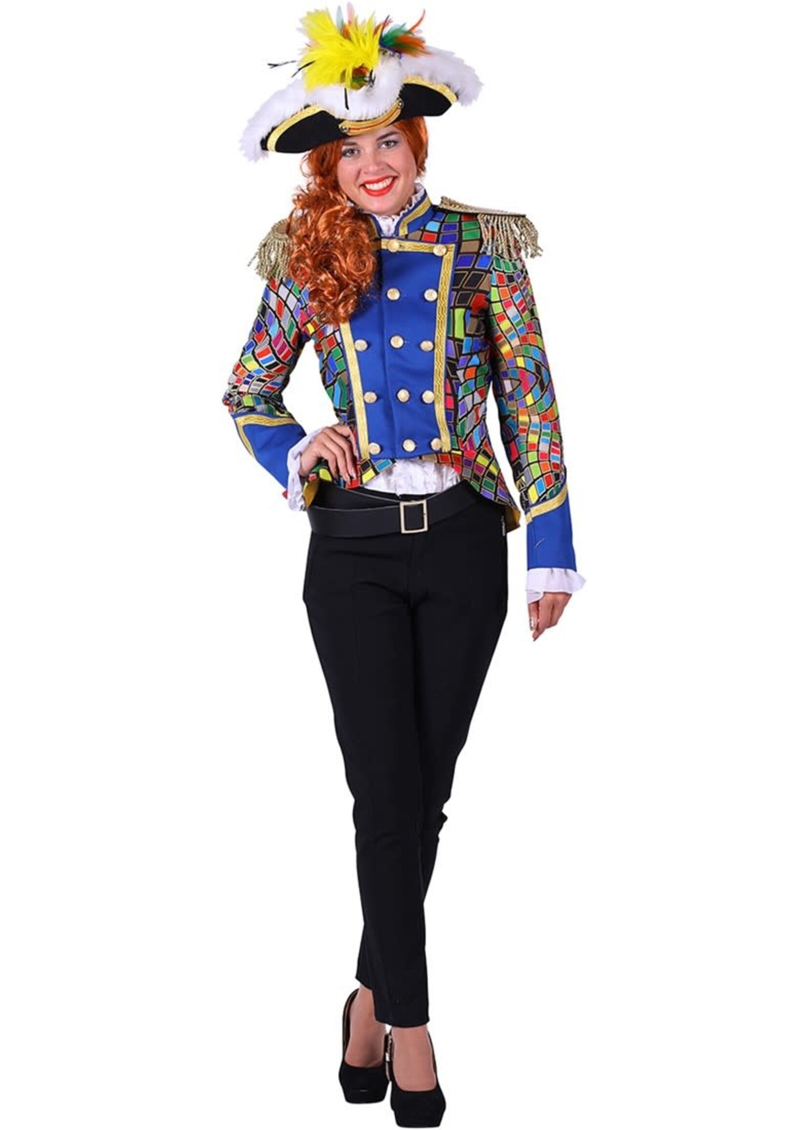 Feestkleding Breda Jas print dame "spectacular " Pantone
