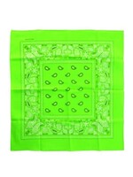 Feestkleding Breda Bandana fluor groen