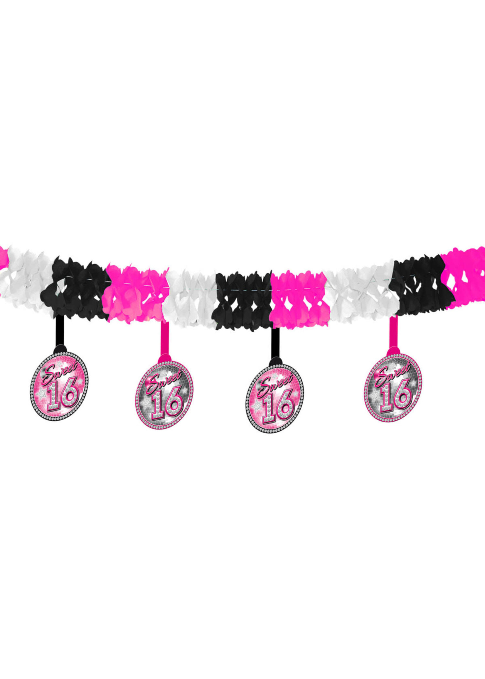 Feestkleding Breda Slinger met onderhanger "Sweet 16"