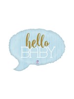 Sempertex Folieballon Spreekwolk Baby Blauw