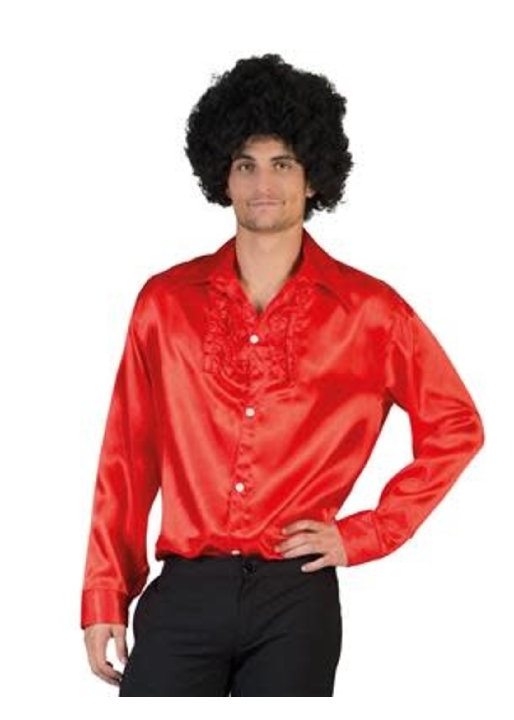 Feestkleding Breda Disco shirt rood