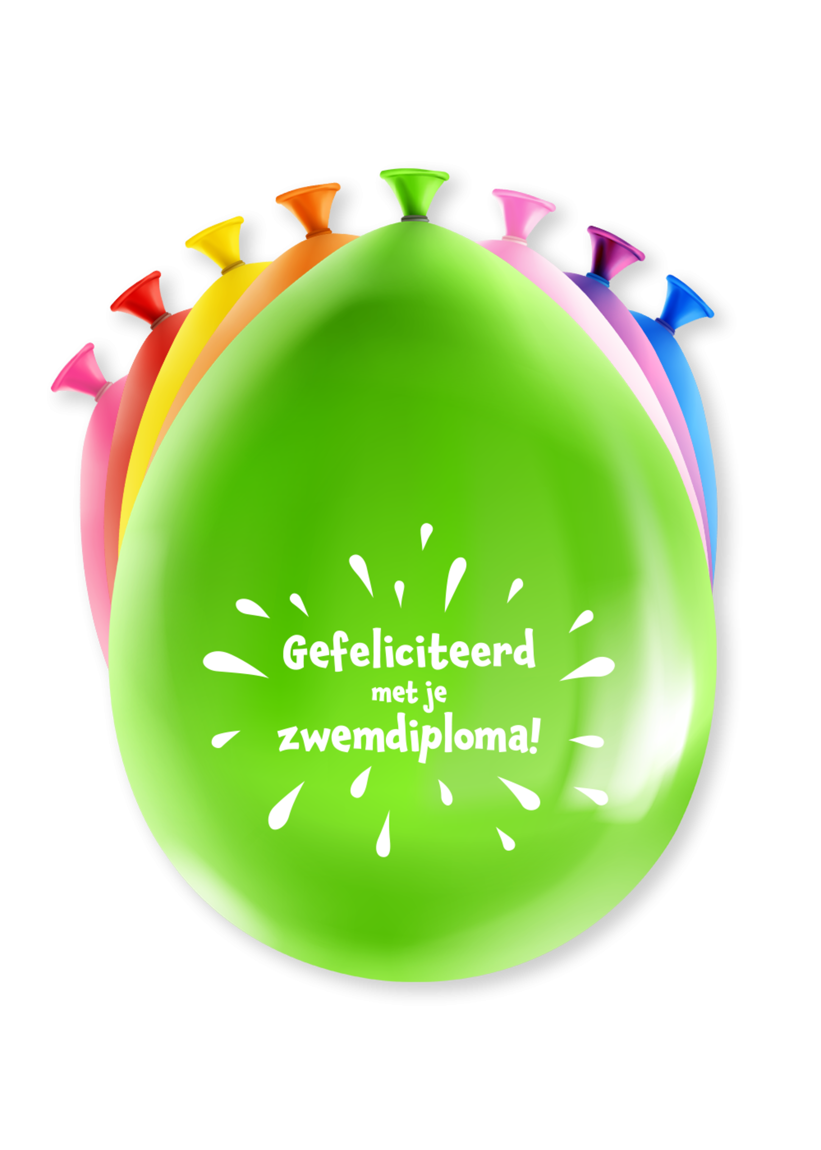 Feestkleding Breda Ballonnen zwemdiploma