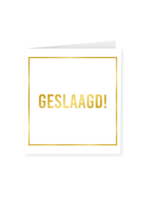 Feestkleding Breda Wenskaart geslaagd