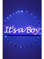 Feestkleding Breda It`s A Boy decoratie met licht