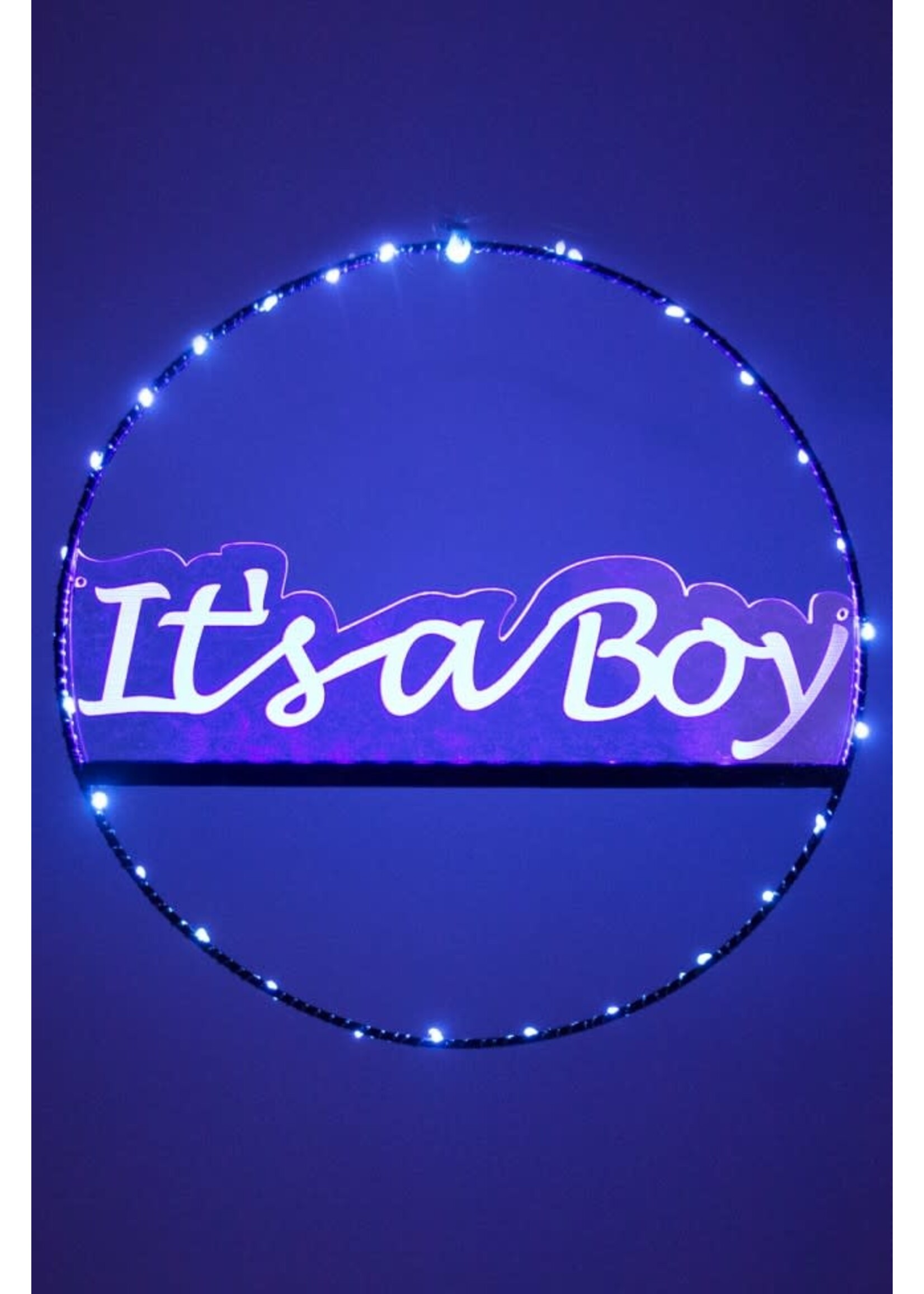 Feestkleding Breda It`s A Boy decoratie met licht