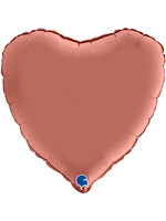 Sempertex Folie ballon hart rose goud 36 inch / 91 cm
