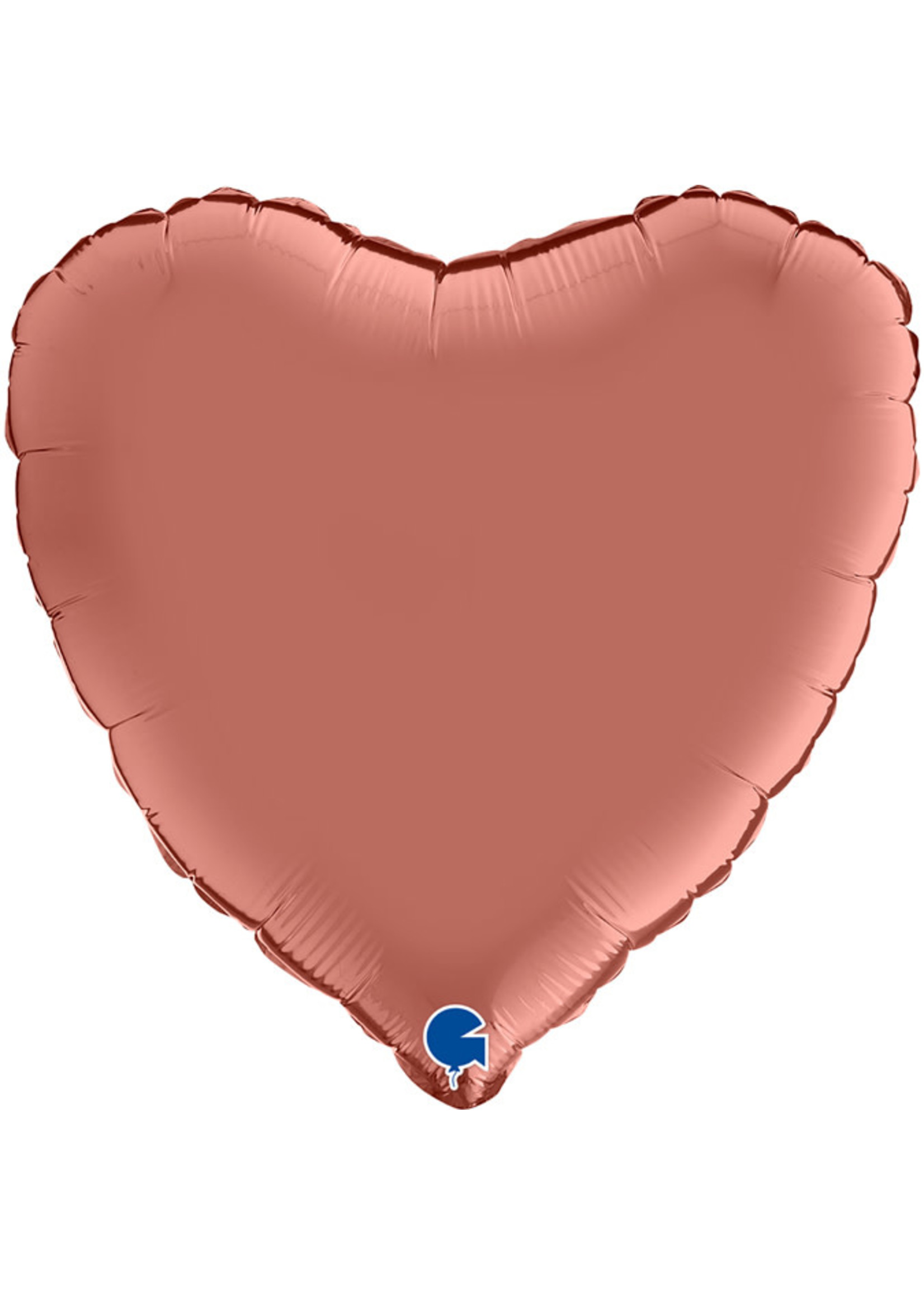 Sempertex Folie ballon hart rose goud 36 inch / 91 cm