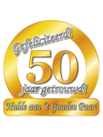 Feestkleding Breda Huldeschild 50 jaar getrouwd