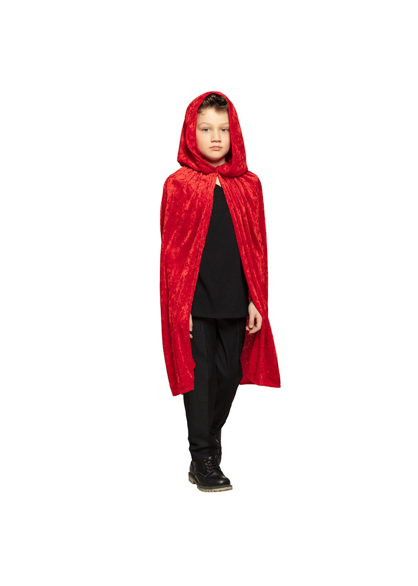 Feestkleding Breda Kindercape Dawn rood (115 cm)