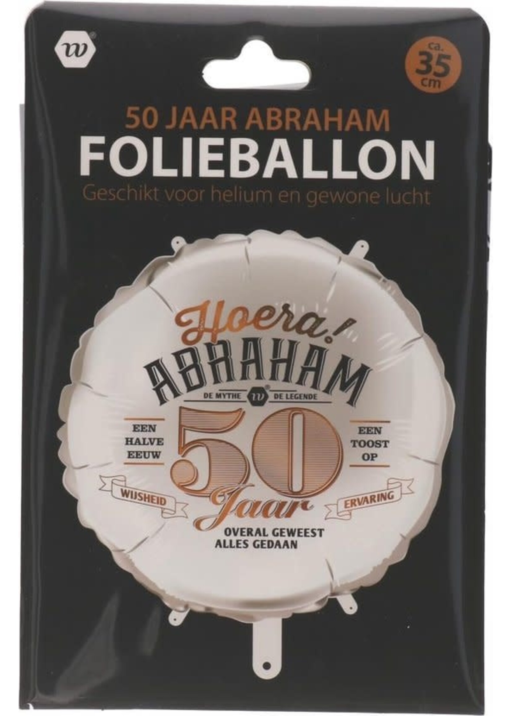 Feestkleding Breda Abraham folieballon